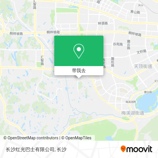 长沙红光巴士有限公司地图