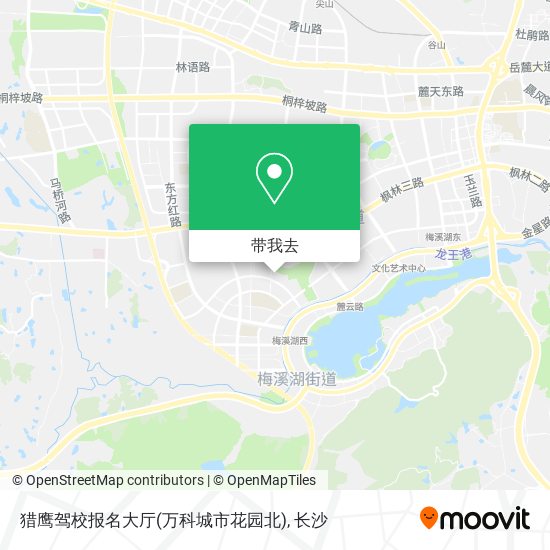 猎鹰驾校报名大厅(万科城市花园北)地图