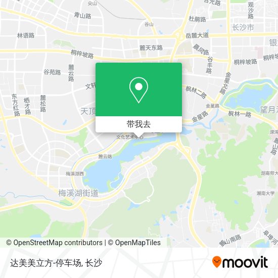 达美美立方-停车场地图