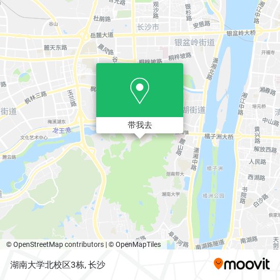 湖南大学北校区3栋地图