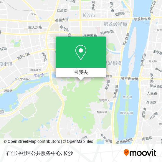 石佳冲社区公共服务中心地图