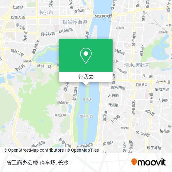 省工商办公楼-停车场地图