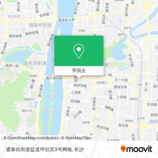 通泰街街道盐道坪社区3号网格地图