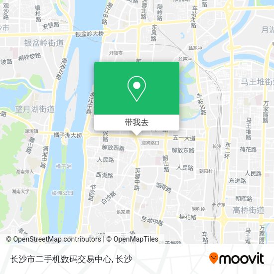 长沙市二手机数码交易中心地图