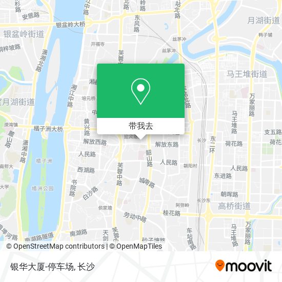 银华大厦-停车场地图