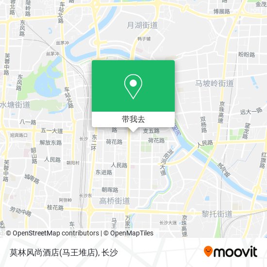 莫林风尚酒店(马王堆店)地图