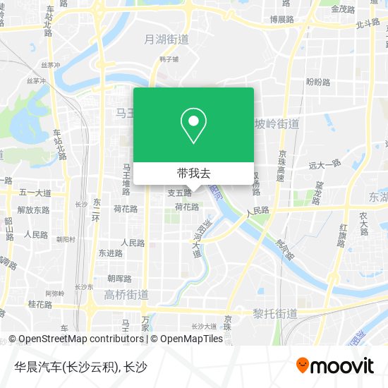 华晨汽车(长沙云积)地图