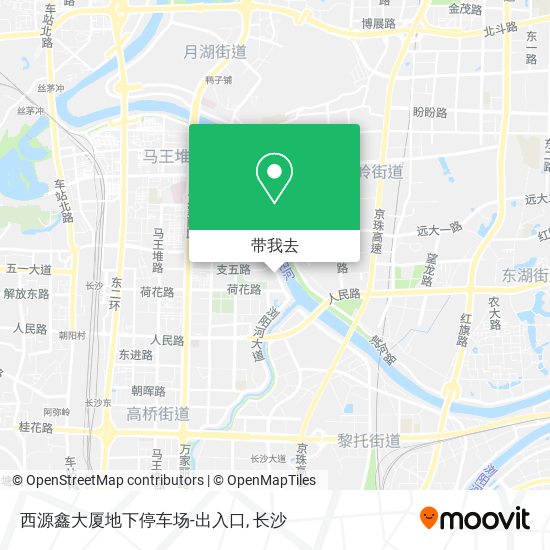 西源鑫大厦地下停车场-出入口地图