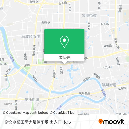 杂交水稻国际大厦停车场-出入口地图