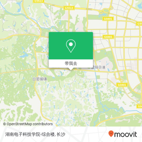 湖南电子科技学院-综合楼地图
