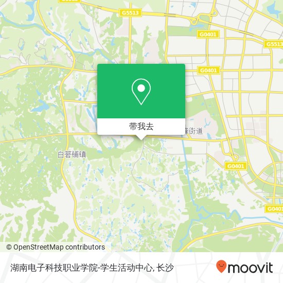 湖南电子科技职业学院-学生活动中心地图