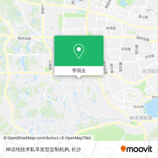 神话纯技术私享发型定制机构地图