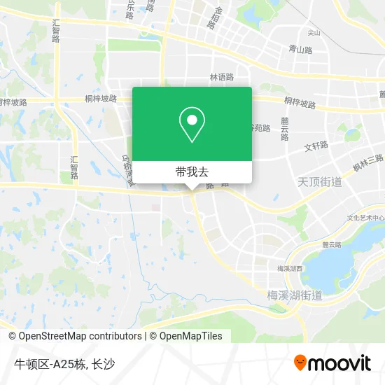 牛顿区-A25栋地图