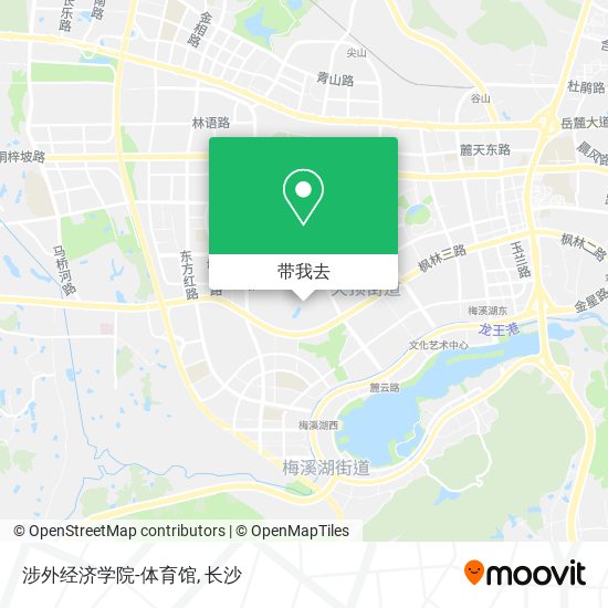 涉外经济学院-体育馆地图