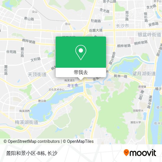 麓阳和景小区-8栋地图