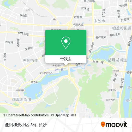 麓阳和景小区-8栋地图