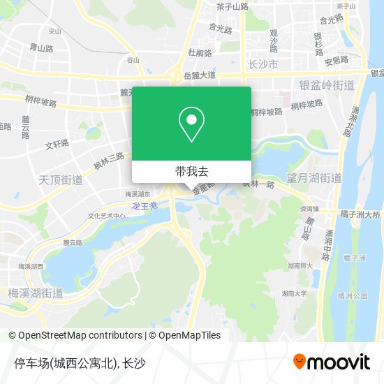 停车场(城西公寓北)地图