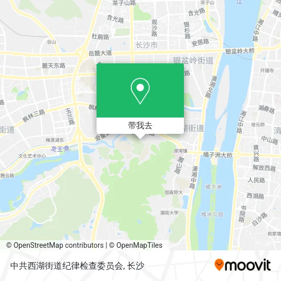 中共西湖街道纪律检查委员会地图