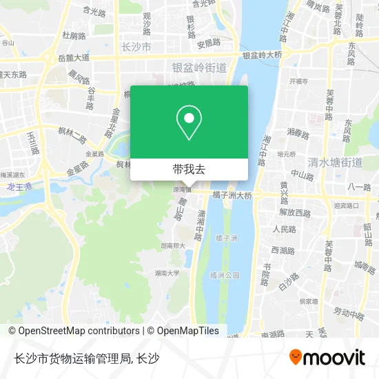 长沙市货物运输管理局地图