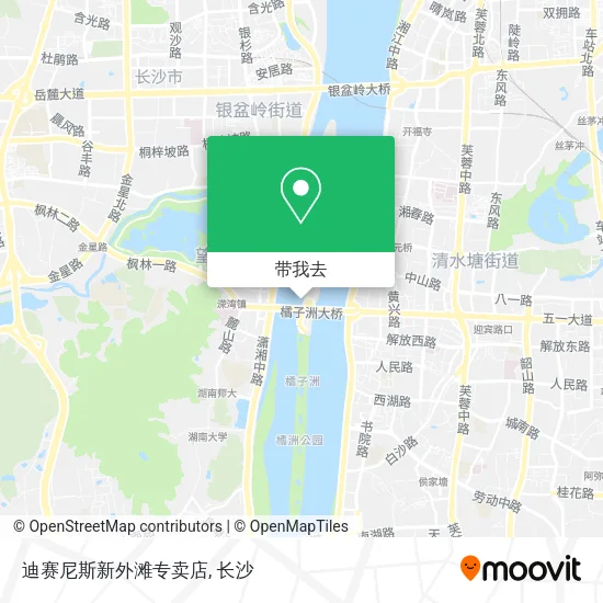 迪赛尼斯新外滩专卖店地图