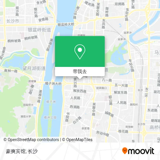 豪爽宾馆地图