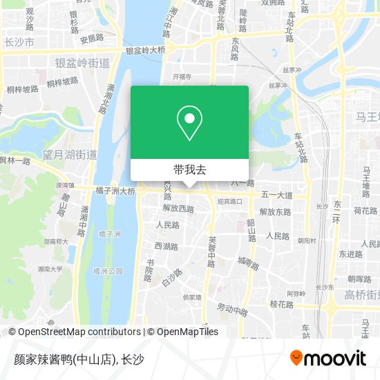 颜家辣酱鸭(中山店)地图