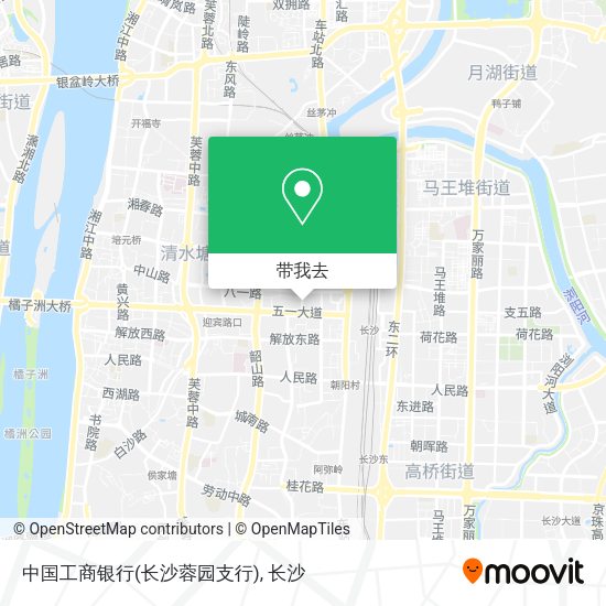 中国工商银行(长沙蓉园支行)地图