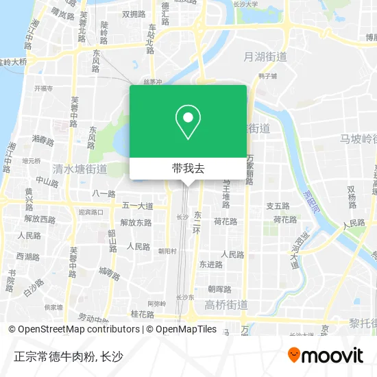 正宗常德牛肉粉地图