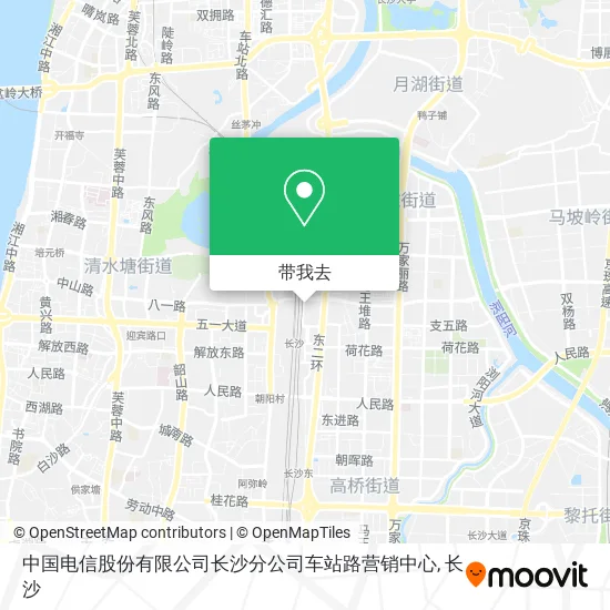 中国电信股份有限公司长沙分公司车站路营销中心地图