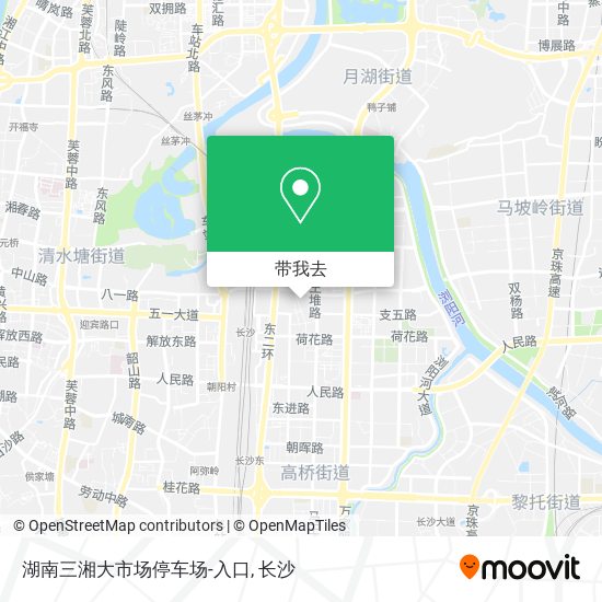 湖南三湘大市场停车场-入口地图