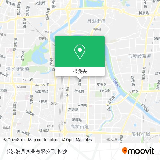 长沙波月实业有限公司地图