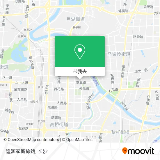 隆源家庭旅馆地图