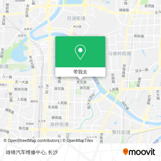 雄锋汽车维修中心地图