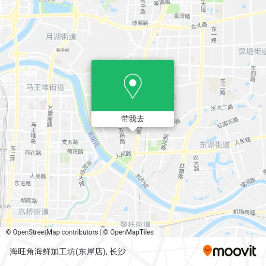 海旺角海鲜加工坊(东岸店)地图