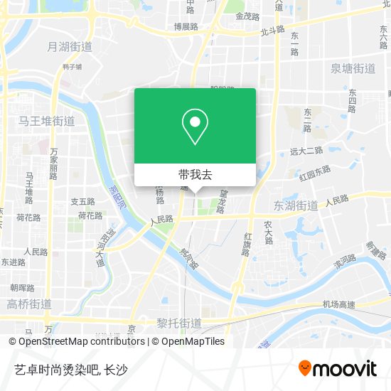 艺卓时尚烫染吧地图