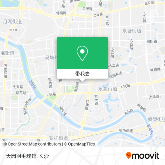 天园羽毛球馆地图