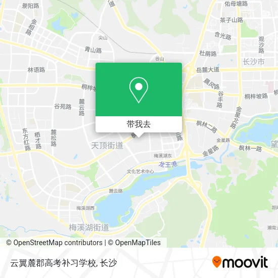 云翼麓郡高考补习学校地图