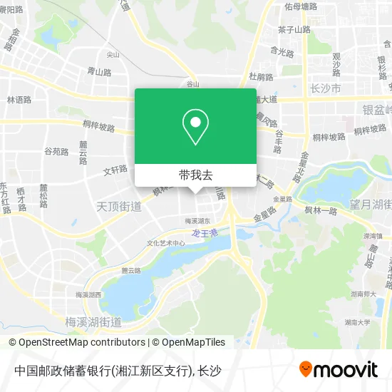 中国邮政储蓄银行(湘江新区支行)地图