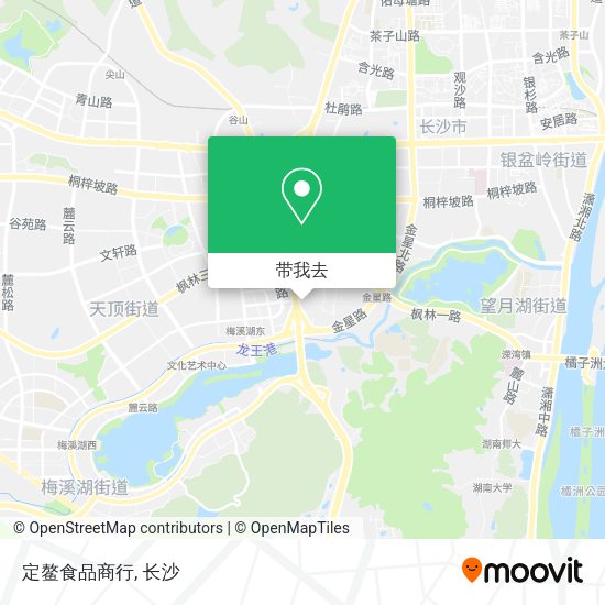 定鳌食品商行地图