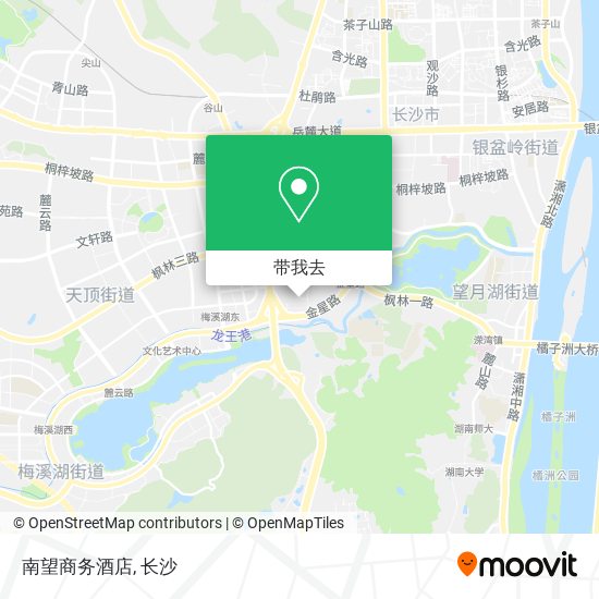 南望商务酒店地图