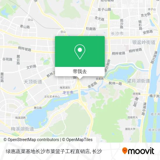 绿惠蔬菜基地长沙市菜篮子工程直销店地图