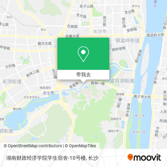 湖南财政经济学院学生宿舍-10号楼地图