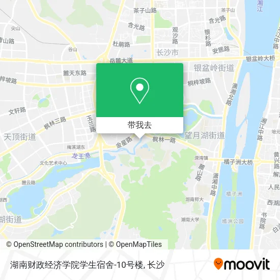 湖南财政经济学院学生宿舍-10号楼地图