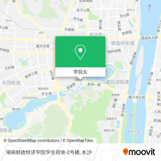 湖南财政经济学院学生宿舍-2号楼地图