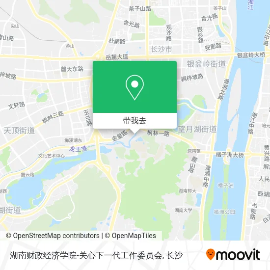 湖南财政经济学院-关心下一代工作委员会地图