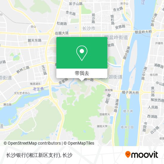 长沙银行(湘江新区支行)地图