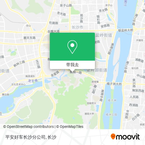 平安好车长沙分公司地图