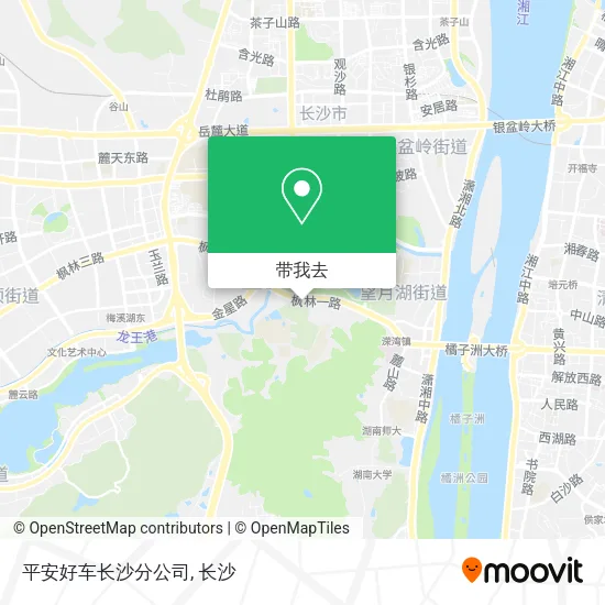 平安好车长沙分公司地图