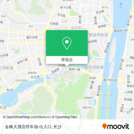 金枫大酒店停车场-出入口地图