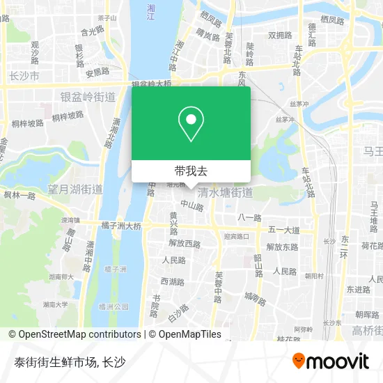 泰街街生鲜市场地图